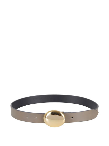  Federica Tosi Oval-buckle Belt - Green 