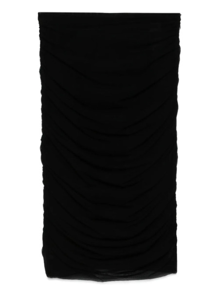  Federica Tosi Ruched Mini Skirt - Black 
