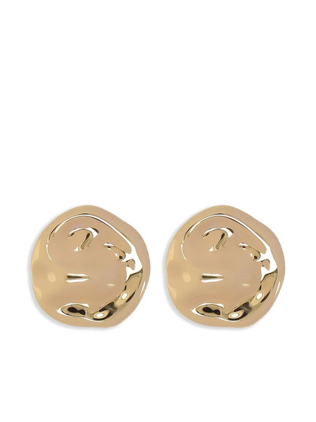  Federica Tosi Sculptural Stud Earrings - Gold 