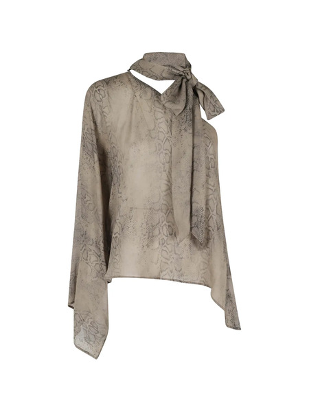  Federica Tosi Snakes-print Blouse - Green 