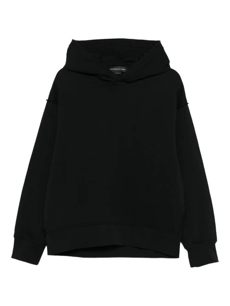  Federico Cina Cotton Hoodie - Black 