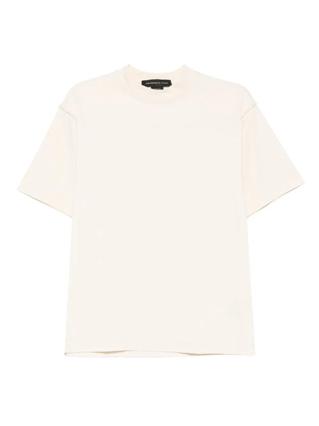  Federico Cina Crew-neck Cotton T-shirt - Neutrals 