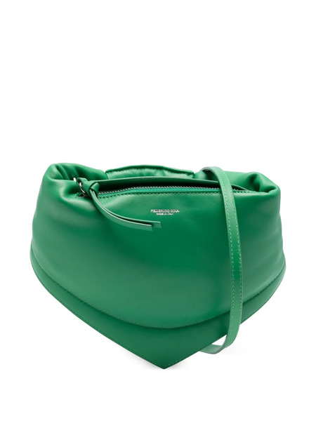  Federico Cina Leather Tote Bag - Green 