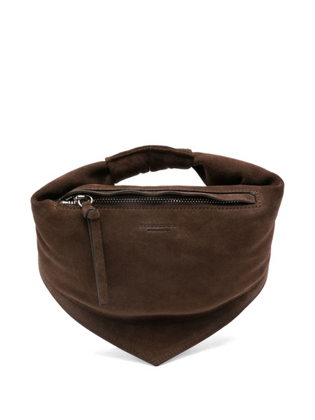  Federico Cina Suede Tote Bag - Brown 