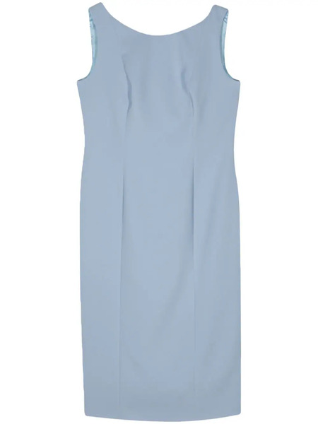  Fely Campo Bow-detailed Midi Dress - Blue 