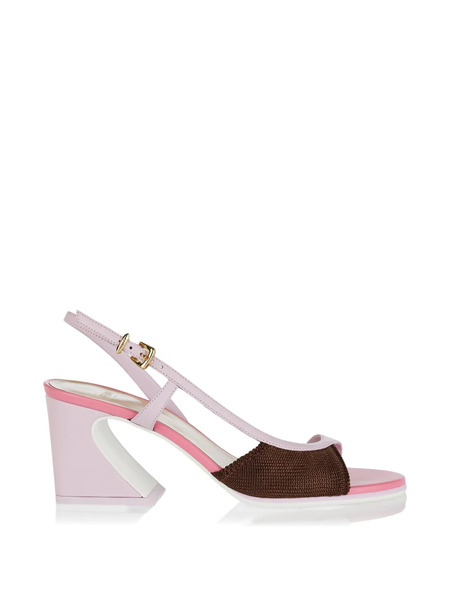  Fendi Arco Ssymmetric Sandals - Pink 