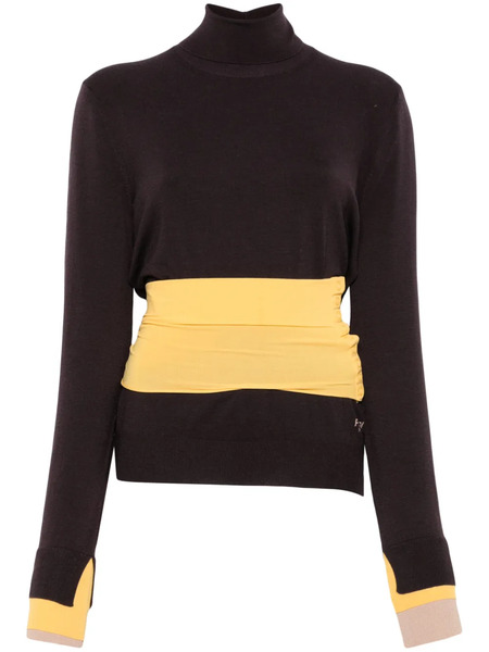 Fendi Asymmetric Sweater - Purple 