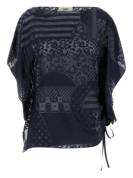  Fendi Asymmetric Top - Blue 