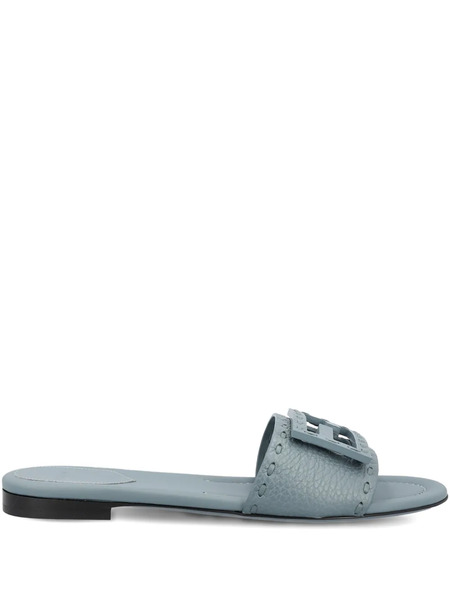  Fendi Baguette Logo-detail Sandals - Blue 