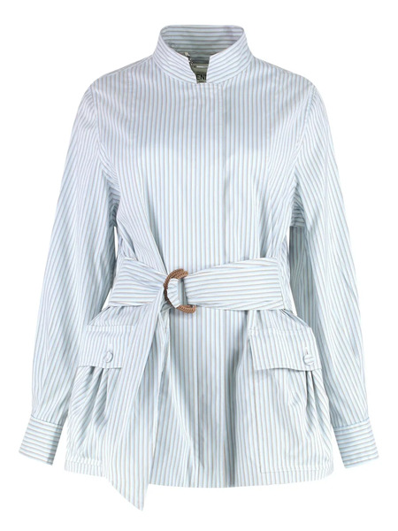  Fendi Belted Jacket - Neutrals 