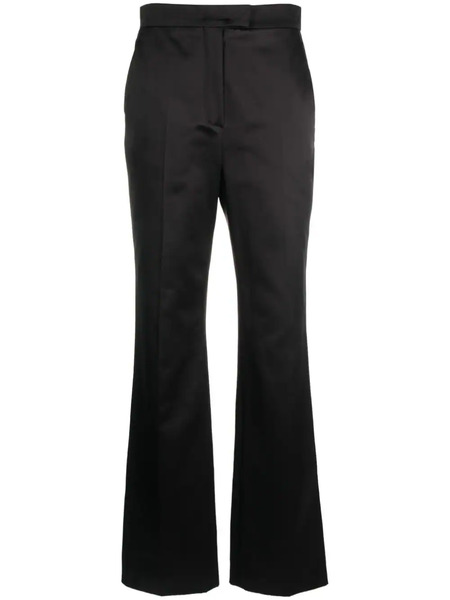  Fendi Bootcut Satin Trousers - Brown 