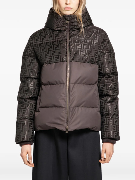  Fendi Brown Ff Down Jacket 