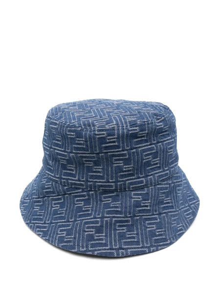  Fendi Cotton Bucket Hat - Blue 