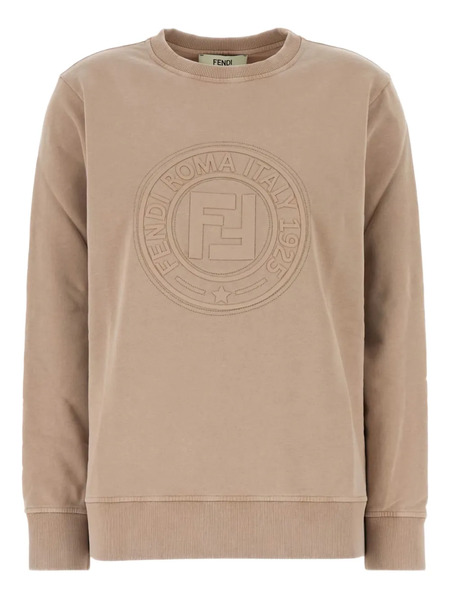  Fendi Cotton Sweatshirt - Brown 
