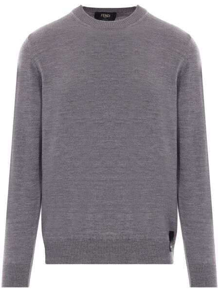  Fendi Crew-neck Sweater - Grey 