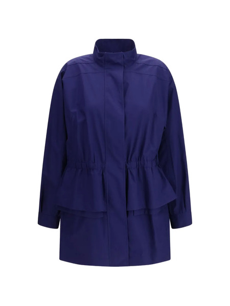  Fendi Elasticated-waist Coat - Blue 