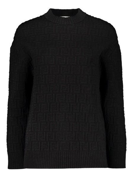  Fendi Ff-motif Sweater - Black 