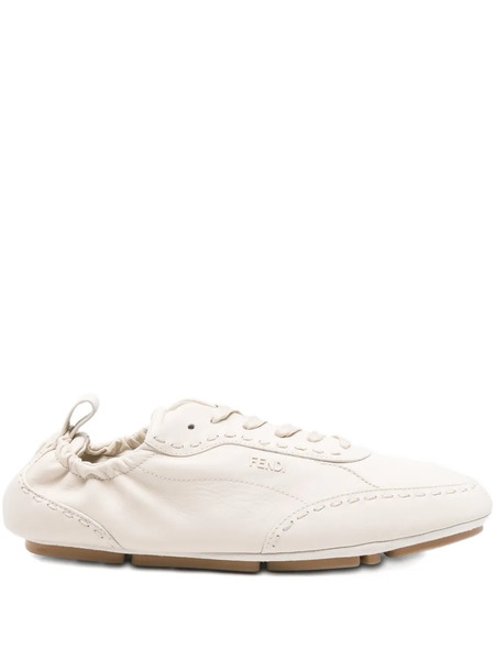  Fendi Fendi Fit Lace-up Sneakers - Neutrals 