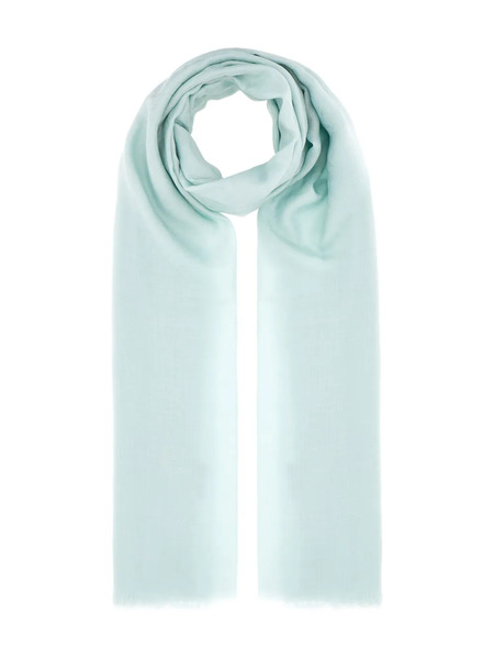  Fendi Frayed-edge Scarf - Blue 