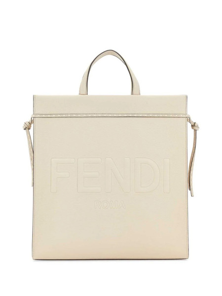  Fendi Go To Shopper Tote Bag - Neutrals 