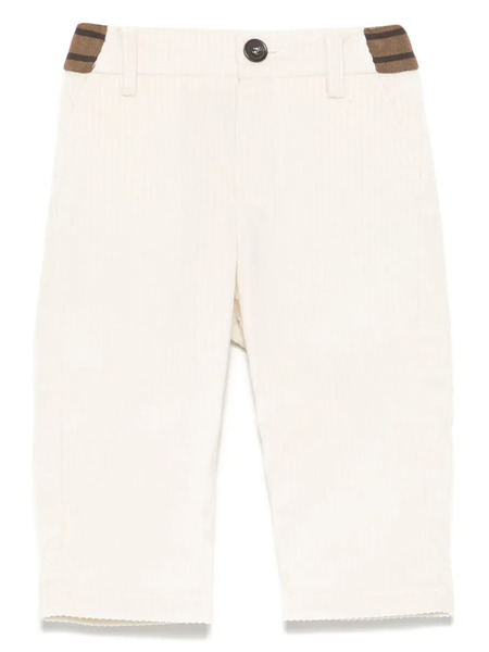  Fendi Kids Corduroy Trousers - Neutrals 