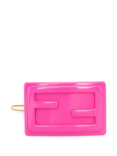  Fendi Kids Ff-embossed Hair Clip - Pink 