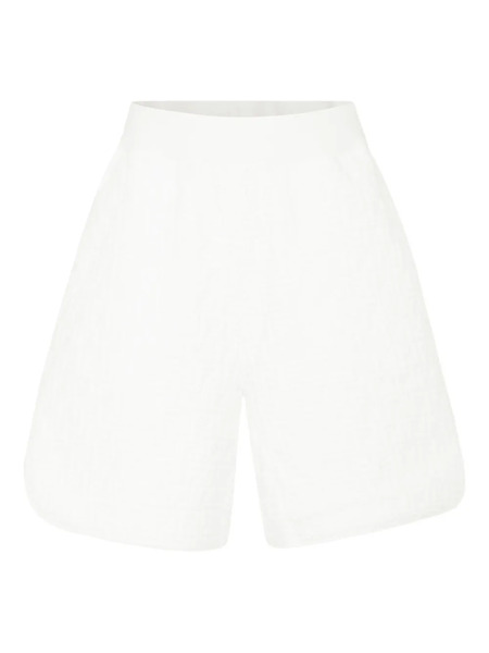  Fendi Kids Ff-logo Shorts - White 