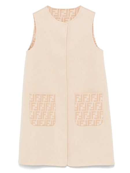  Fendi Kids Ff-motif Dress - Neutrals 