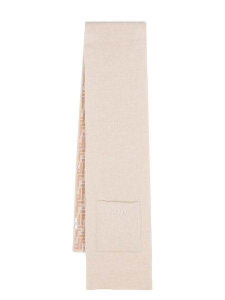  Fendi Kids Ff-motif Scarf - Neutrals 