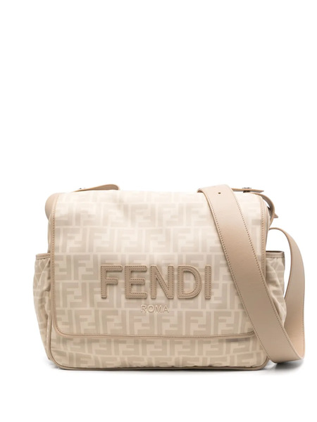  Fendi Kids Ff-pattern Print Changing Bag - Neutrals 