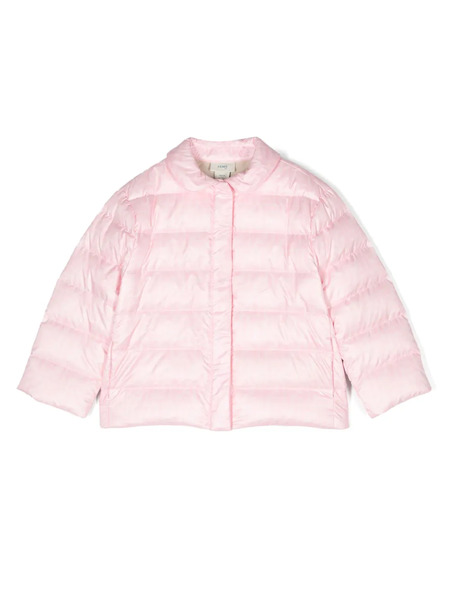  Fendi Kids Ff Puffer Jacket - Pink 