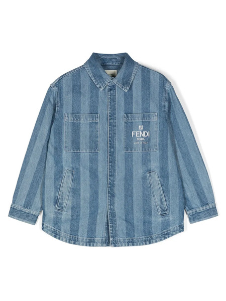  Fendi Kids Go-to Jacket - Blue 