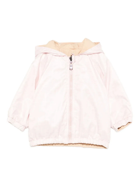  Fendi Kids Hooded Zip-up Jacket - Pink 