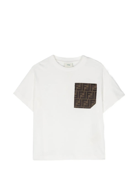  Fendi Kids Jersey T-shirt - White 