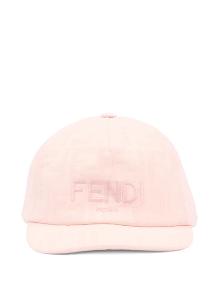  Fendi Kids Logo Cap - Pink 