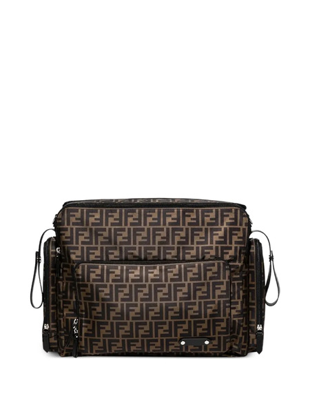  Fendi Kids Logo Changing Bag - Brown 