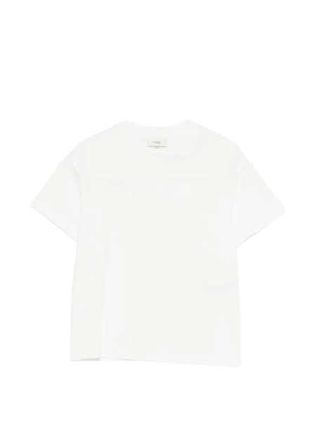  Fendi Kids Logo-embossed T-shirt - White 