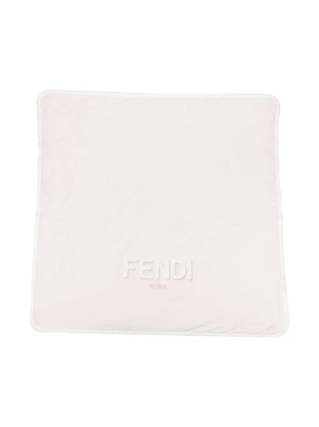  Fendi Kids Logo-print Detail Blanket - Pink 