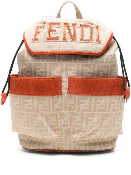  Fendi Kids N Zaine Backpack - Neutrals 