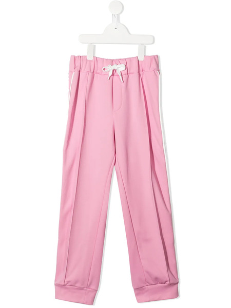  Fendi Kids Piped Trim Sweatpants - Pink 