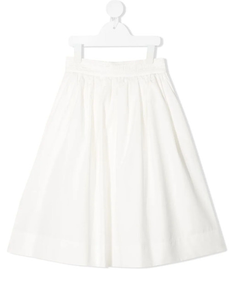  Fendi Kids Pleated A-line Skirt - White 