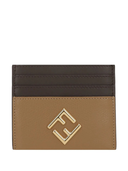  Fendi Leather Cardholder - Neutrals 