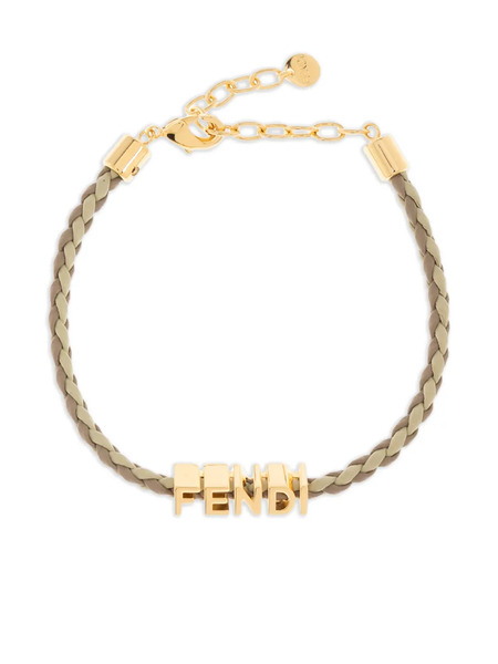  Fendi Logo Bracelet - Green 