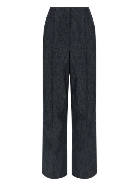  Fendi Logo-patch Jeans - Blue 