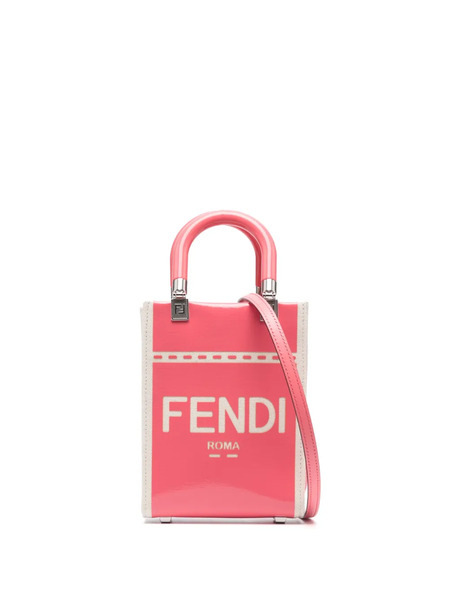  Fendi Logo-print Shoulder Bag - Pink 