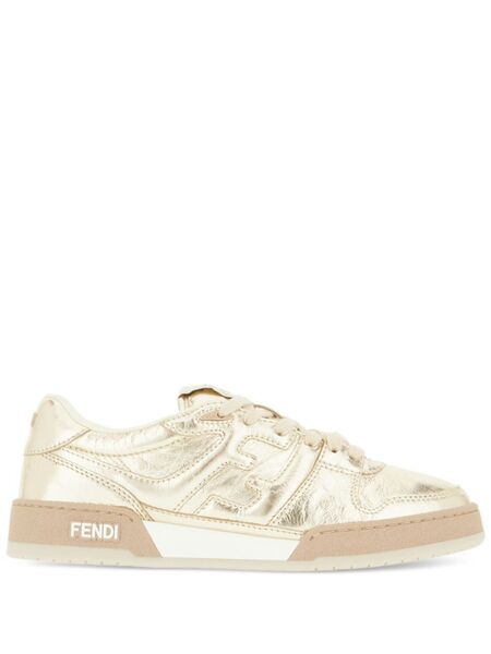  Fendi Match Sneakers - Gold 