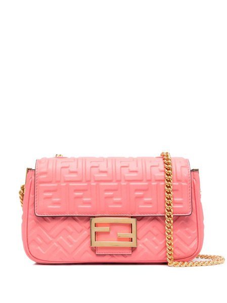 Fendi Medium Baguette Chain Shoulder Bag - Pink 