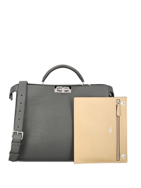  Fendi Medium Peekaboo Iseeu Tote Bag - Grey 