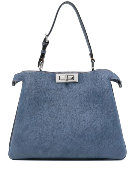  Fendi Medium Peekaboo Soft Top-handle Bag - Blue 