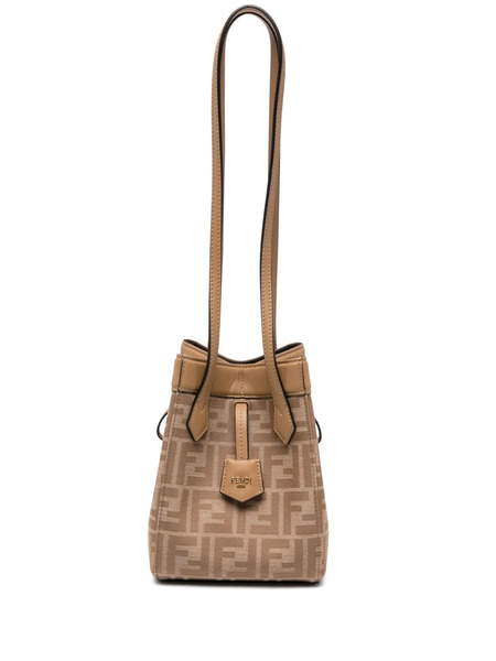  Fendi Mini Origami Bucket Bag - Neutrals 
